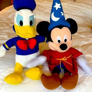 Mickey Mouse and Donald Duck Stuffed animals